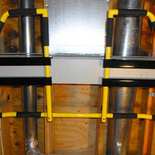 Load image into Gallery viewer, I-Beam Pull Up Bar 5 grip positions yellow