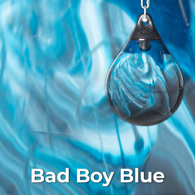15" 75lb Aqua Punching Bag - Bad Boy Blue 2