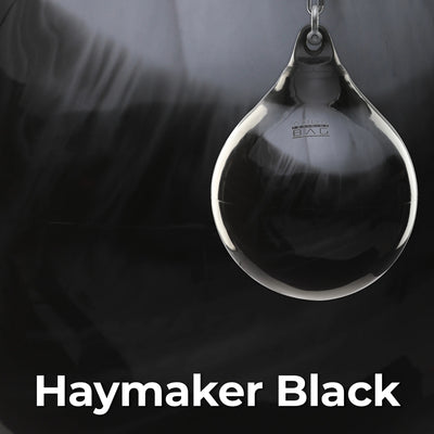 15" 75lb Aqua Punching Bag - Haymaker Black 2