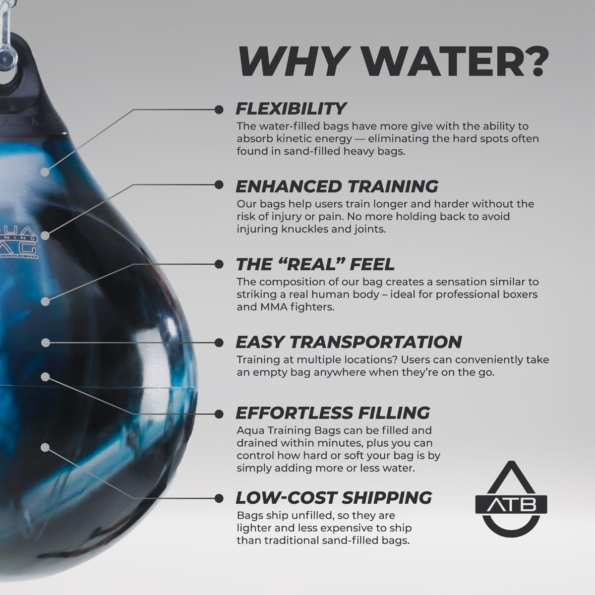 Aqua Punching Bag Why Water