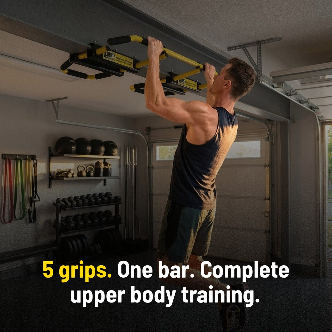 I-Beam Pull Up Bar 5 grip positions
