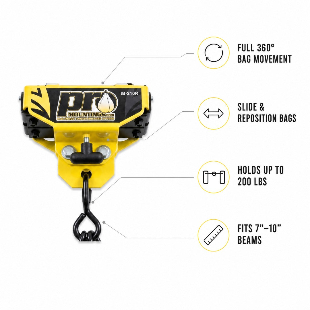 IB-210R I-Beam Roller Mount