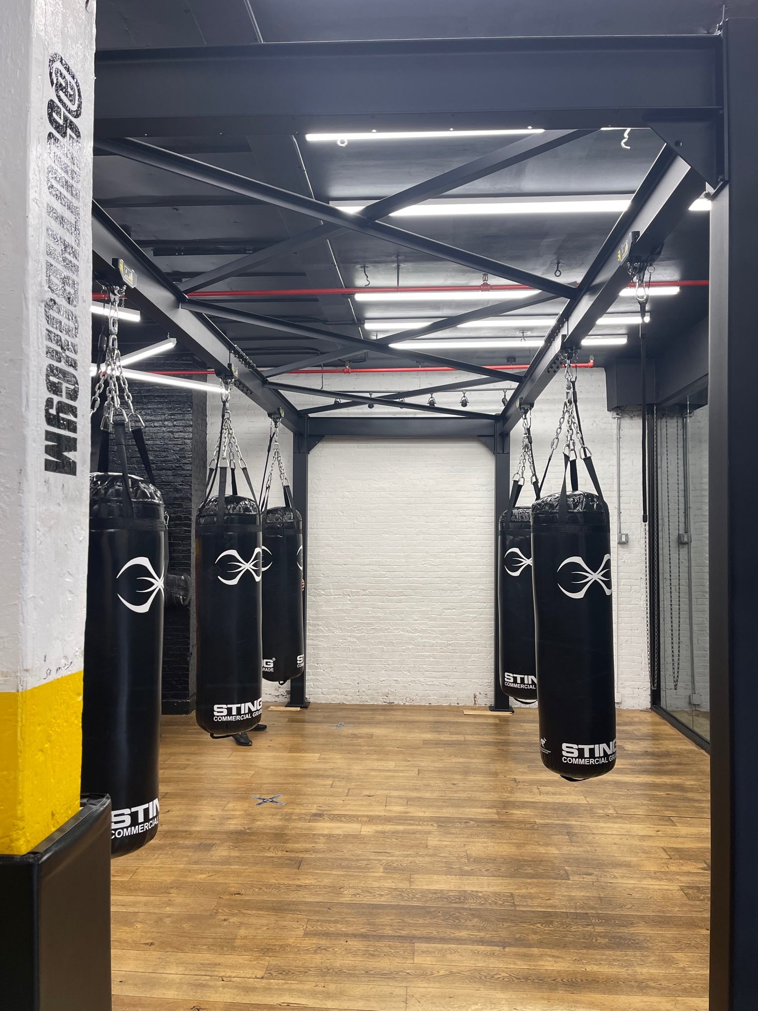Punching Bag Track Rack