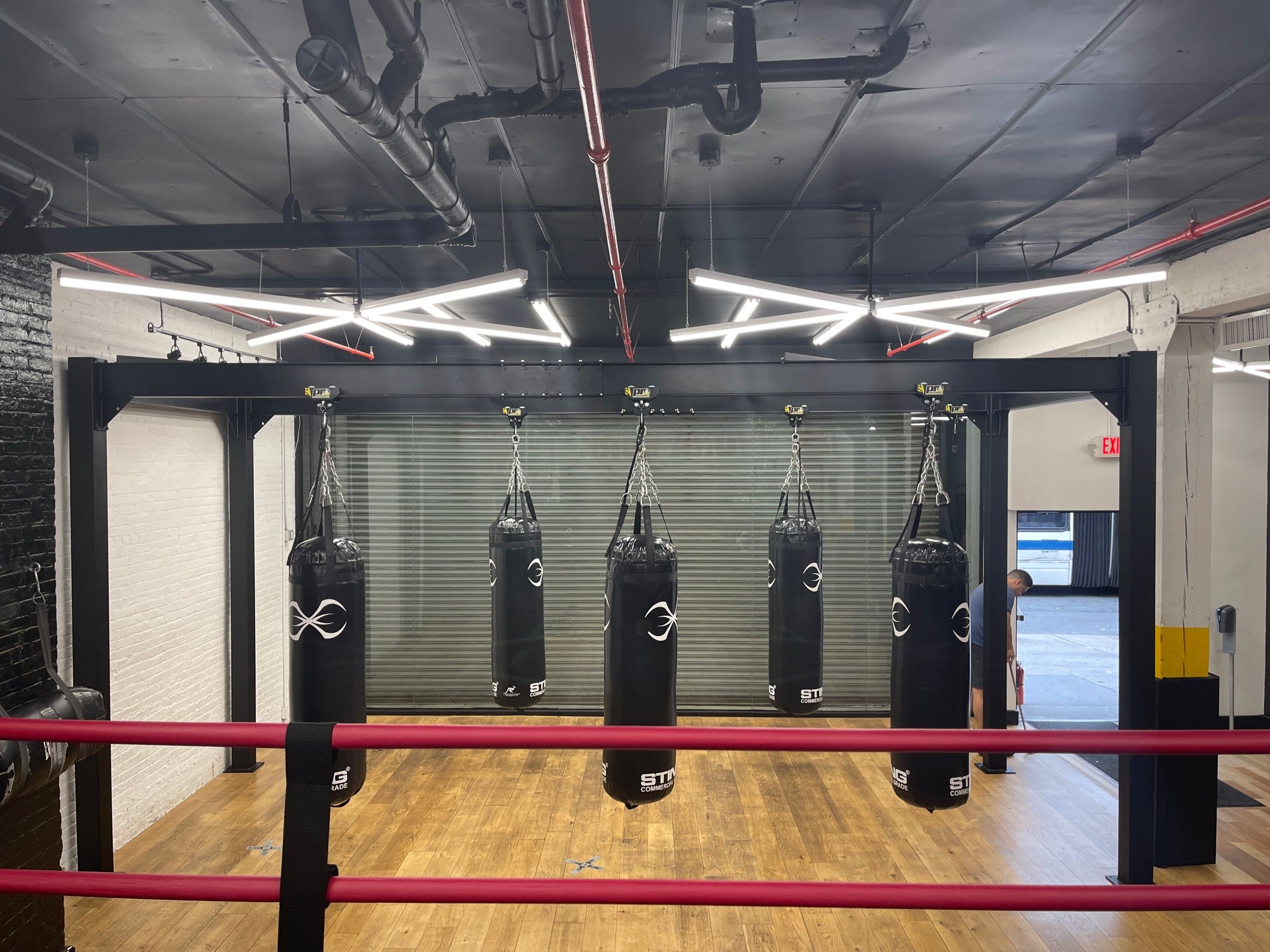 Punching Bag Track Rack