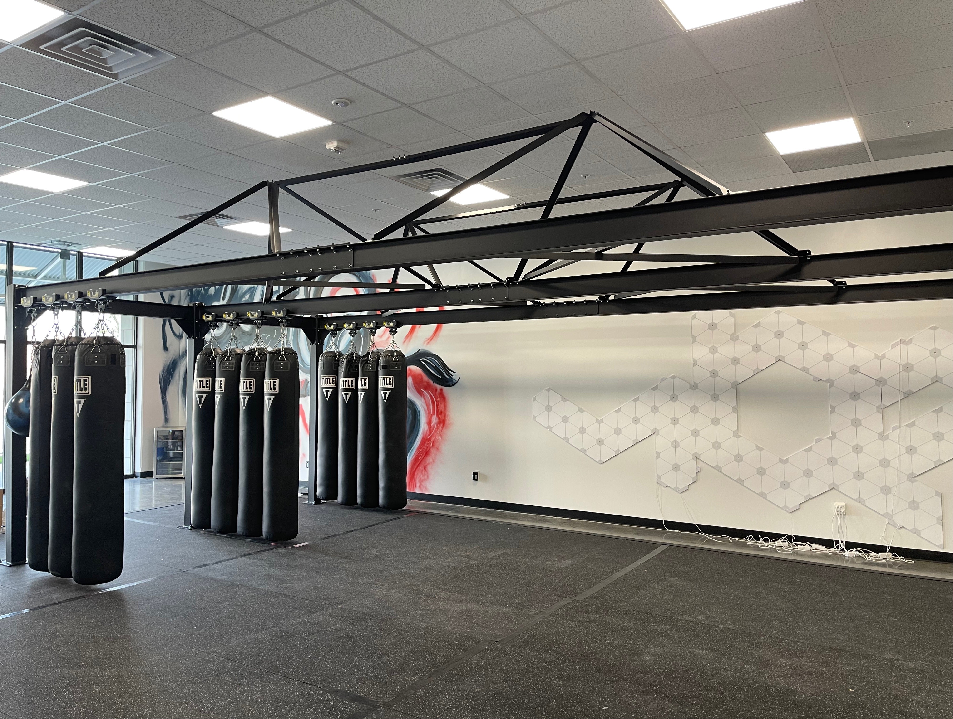 Punching Bag Track Rack