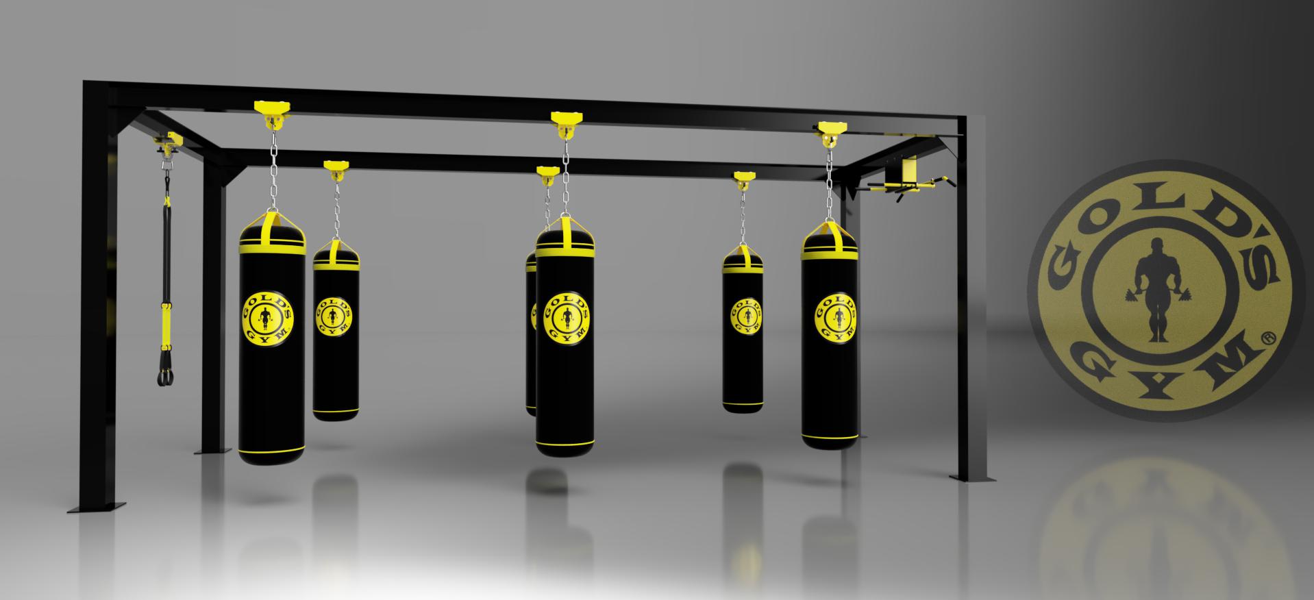 Punching Bag Track Rack