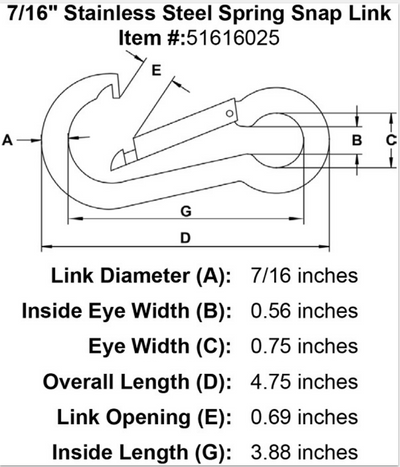 1 Swivel with 2 Snap Links