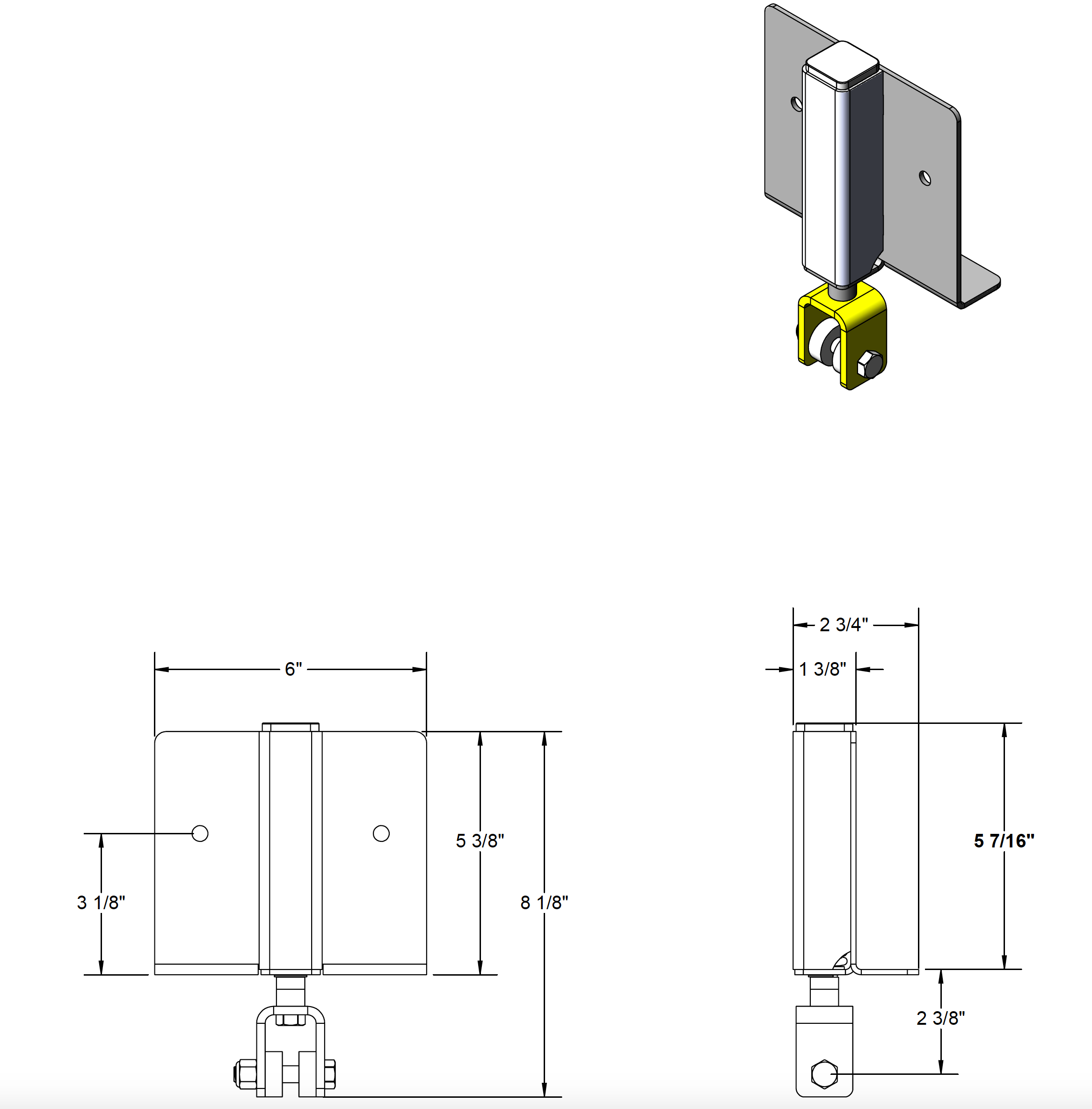 RM-1000-HD Rafter Mount